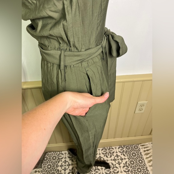 Sanctuary Khaki Sleeveless Jumpsuit - Picture 9 of 12